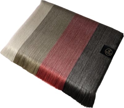 Alpaca D'Luxe Sjaal - Koffie - Rood - Chocolade - Beige - Scarf - Sjaal van alpacawol - Handgemaakte sjaal - Luxe cadeau - Sjaals Dames - Sjaals Heren - Red - Gestreepte sjaal - Zacht en Warm - Damesmode - Herenmode - Elegant - Zakelijk - Comfortabel