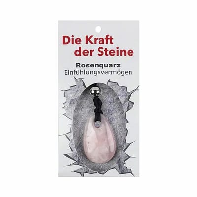Hanger met Krachtsteen Rozenkwarts