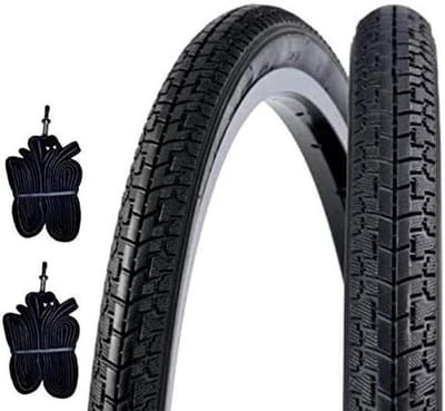 Fietsbanden Set - Stadsfiets Banden - Veilig Fietsen - Inclusief Binnenbanden - 26 x 1 3/8 - Zwart