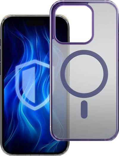 Apple iPhone 15 Pro Max - 3mk Frosty MagCase Paars