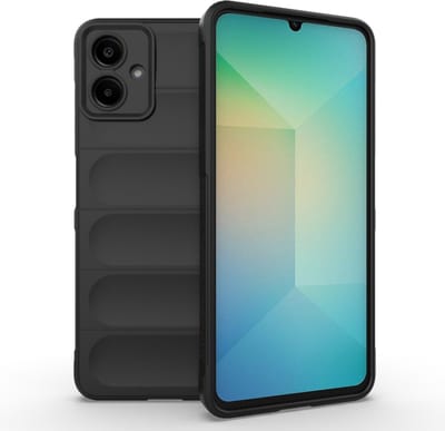 Hoesje geschikt voor Samsung Galaxy A06 4G/5G - Techsuit Magic Shield Silicone Back Cover - Zwart