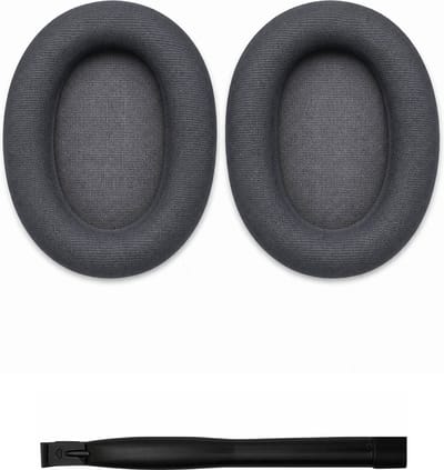 Set Oorkussens voor Sony Koptelefoon - WH-CH700N Oorkussen - WH-CH710N / WH-CH720N - Kunstleer met Traagschuim - Grijs