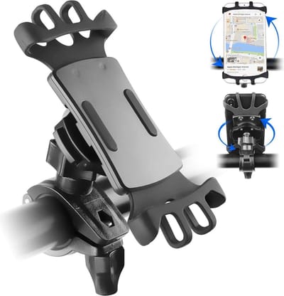 Telefoonhouder Fiets - 360 Graden Draaibaar Universele Stuurhouder Fiets Motorfiets MTB voor Smartphone