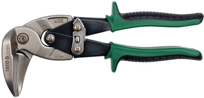 YATO-Blikschaar-verticaal-gebogen-rechts-225-mm-groen