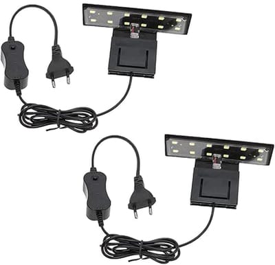 GELLDG 2 Aquariumlampen - Aquarium LED-lampen - Aquariumverlichting - Nano Aquariumlampen - Geschikt voor beplante en visaquaria - 220V