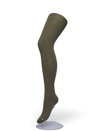 Bonnie Doon Opaque Comfort Panty 70 Denier Olijf Groen Dames maat 36/38 S - Extra brede Comfort Boord - Tekent Niet - Kleedt Mooi af - Mat Effect - Gladde Naden - Maximaal Draagcomfort - Donker Groen - Olijf - Olive - BN161912.304