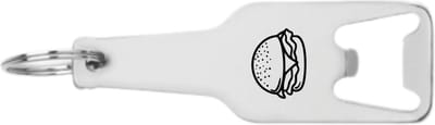 Akyol - hamburger flesopener - Hamburger - hamburger liefhebber - leuk cadeau voor iemand die van hamburgers houd - 105 x 25mm