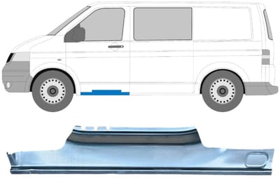 Reparatie dorpel voorste deuren voor Volkswagen Transporter T5 2003-2015 / Links