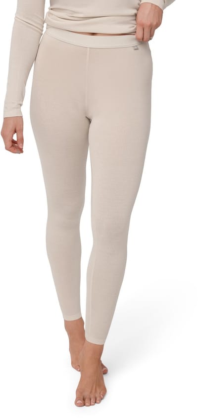 DANISH ENDURANCE Thermo Leggings - Dames - Merino Wol - Thermobroek - Gebroken Wit - Maat XL