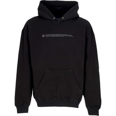 Lichtgewicht Hoodie Man Outline Logo Hoodie Black