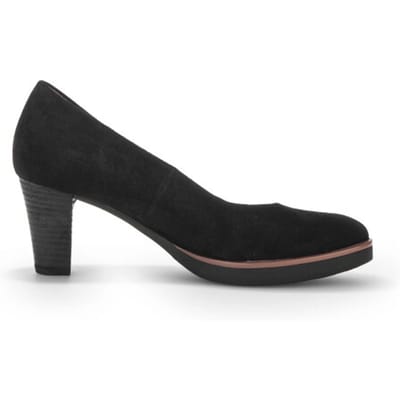 Gabor 32.110.47 - dames pump - Zwart - maat 35 (EU) 2.5 (UK)