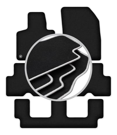 CARLUX-SILVER automatten voor: Citroen C4 Grand Spacetourer 7-zits (2013-2021)