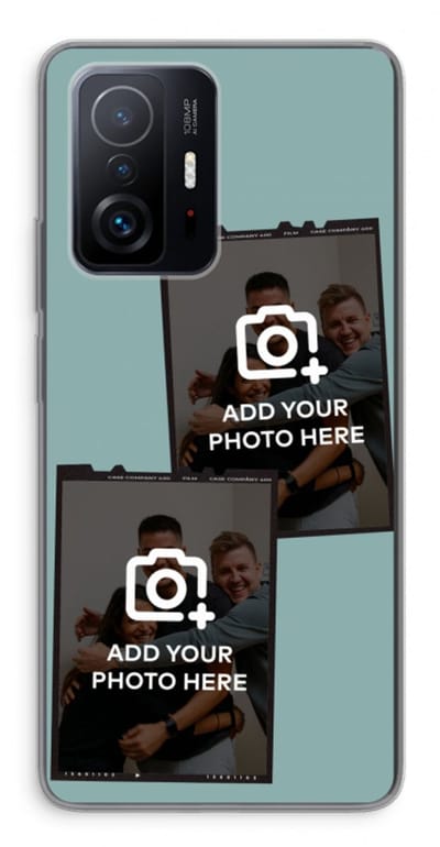 Gepersonaliseerd - Case Company® - Hoesje geschikt voor Xiaomi 11T hoesje - Polaroid Zwart - Soft Cover Telefoonhoesje - Bescherming aan alle Kanten en Schermrand