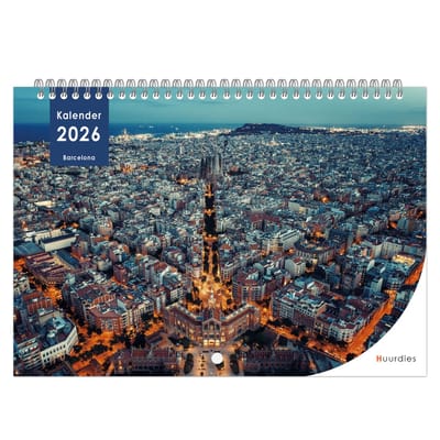 Huurdies - 2026 Kalender - Barcelona - A4