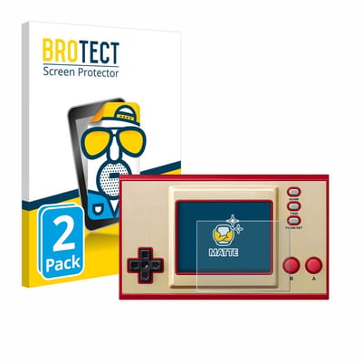 BROTECT - Screenprotector voor Nintendo Game & Watch The Legend of Zelda - Folie Beschermfolie matte 2 Stuks