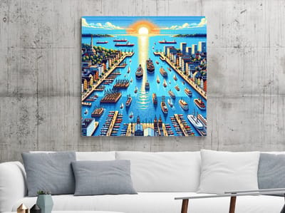 Kunstprint | Wanddecoratie | Dibond | 60 × 60 cm
