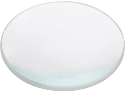 Dailygoods- Optische Lens - Dubbele Convexe Lens - Diameter 30 mm - Brandpuntsafstand 50 mm - Voor Laboratoria - 1 Stuk