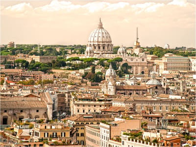 Fotobehang - Rome: panorama.