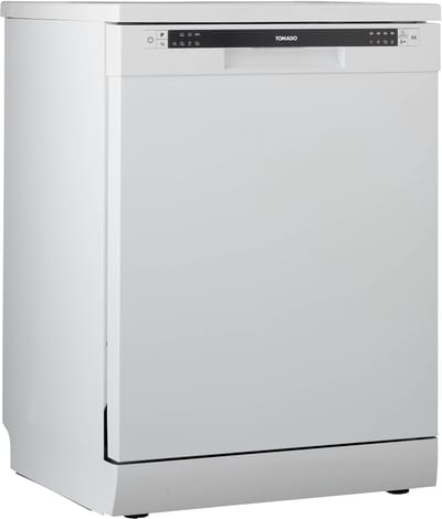 Tomado TDW6001W - Vrijstaande vaatwasser - 12 couverts - Energielabel D - 47 dB - Bestekmandje - Wit