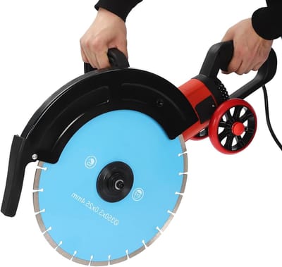 Betonzaag - Wandfrees - Sleuven Frezen - Stofarm Werken - 350 mm - Grijs