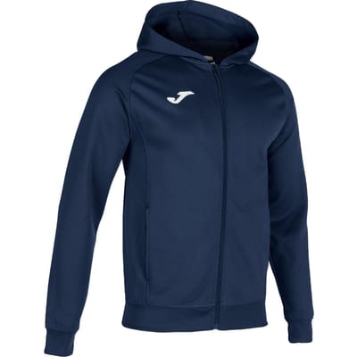 Joma Menfis Jas Met Kap Heren - Marine | Maat: M