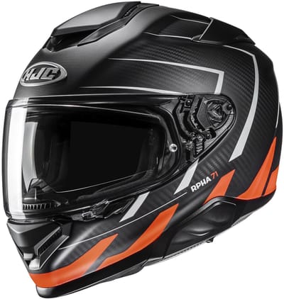 HJC RPHA 71 Carbon Cano Zwart Oranje Integraalhelm - Helm