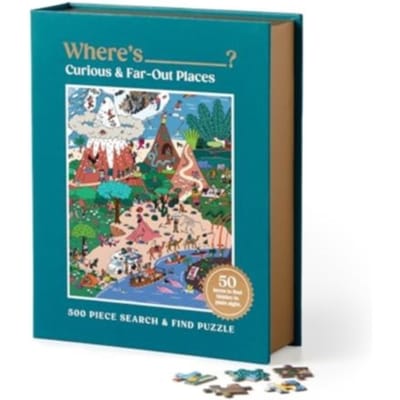 Where's ________? Curious And Far Out Places 500 Piece Search And Find Puzzle - Galison