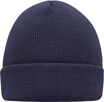 Myrtle Beach 'Knitted Cap' Beanie Navy/Blauw