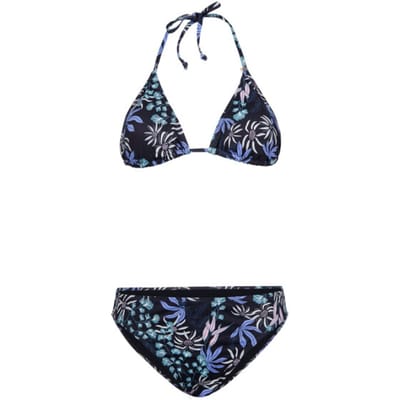 Brunotti - Lollypop-Print - Bikini Set Zwart - Dames - Slide Triangel Bikini Top - 42