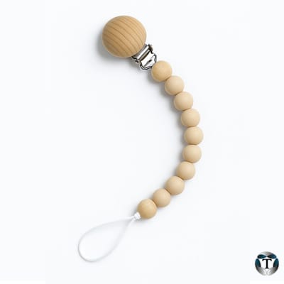 Speenkoord | Fopspeenkoord | Hulpmiddel Speen | Kralen | Earth | Silicoon | Hout | Houten Clip | Babyshower | Kraamcadeau | Jongen & Meisje | Baby | Speen | Speenketting | TheOldOmen |
