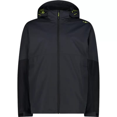 Cmp Zip Hood Detachable Inner 32z1837d Afneembare Jas Zwart 56 Man