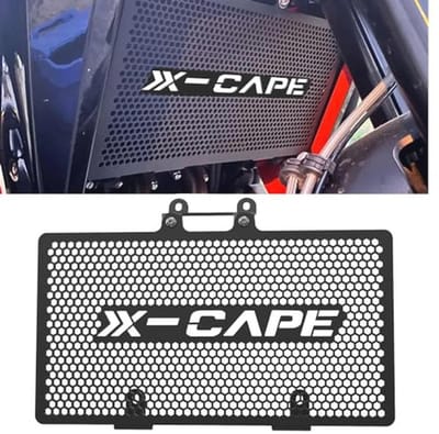 Motorfiets Radiator Bescherming voor X-Cape 650 2022 2023 2024 - Zwart