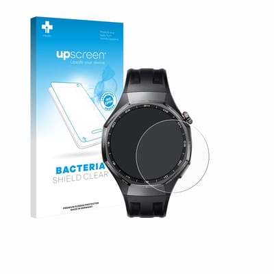 upscreen - Screenprotector voor Huawei Watch GT 6 / 6 Pro (46 mm) - Folie Beschermfolie transparant antibacterieel