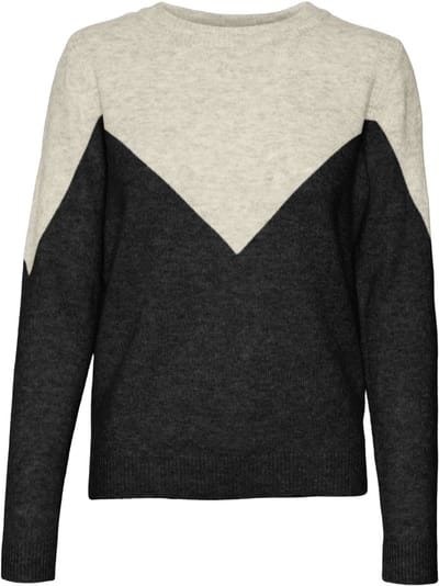 VERO MODA - VMPLAZA LS BLOCK PULLOVER GA BOO - Dames - Gebreide truien