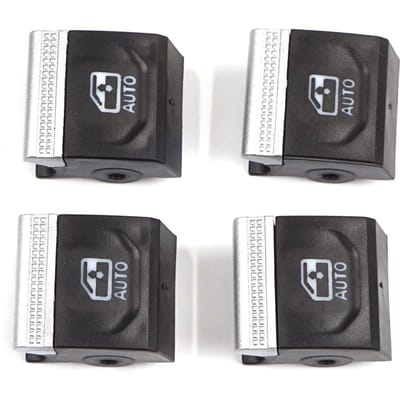 BDP1211-2 4 stuks elektrische raamheffer schakelaar reparatieknop afdekking voor Renault Clio MK5 Captur MK2 5-deurs 254107001R