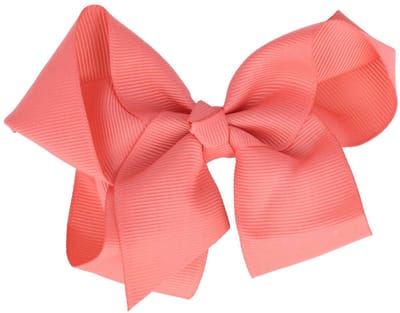 Haarsoires Haarspeld Duckklem 10cm – Strik van Stof – Roze - Sterke Haarclip voor Styling & Dagelijks Gebruik - Hair Clip - Decoratieve Haaraccessoire