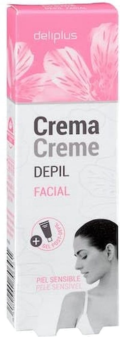 Deliplus Sensitive Skin Ontharing Creme 20ml met Gel After Hair Removal 10ml