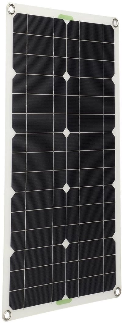 Dailygoody - Zonnepaneel - Flexibel zonnepaneel voor draagbare zonne-energie - 100W formaat - Monokristallijn zonnecharger - Geschikt voor auto en boo..