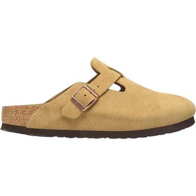 ♪ Birkenstock Boston bs suede leer - melk creme