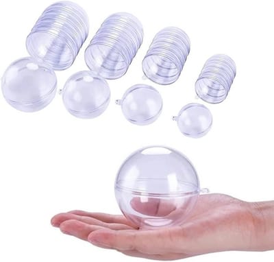Solidchoice - 40 Stuks Vulbare Acrylballen voor Decoraties en Feestjes