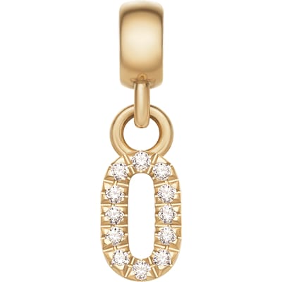 Daniel Wellington DW Charm Number 0 Gold