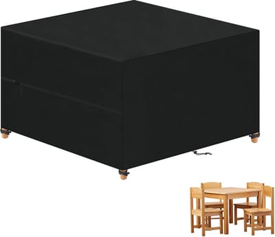 JGS ® Waterdichte Beschermhoes voor Tuinmeubelen met Verstelbare Bevestiging en UV-Bescherming