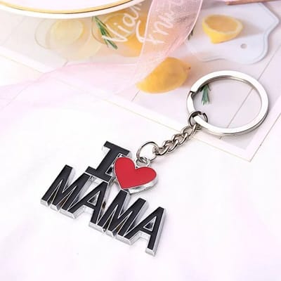 CHPN - I Love Mama sleutelhanger - I love mom keychain - Moederdag cadeau - I love mama - Cadeau voor jouw moeder
