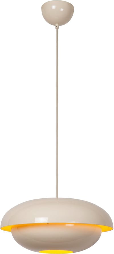 Lucide YOUNES - Hanglamp - Ø 40 cm - 1xE27 - Beige | Essential