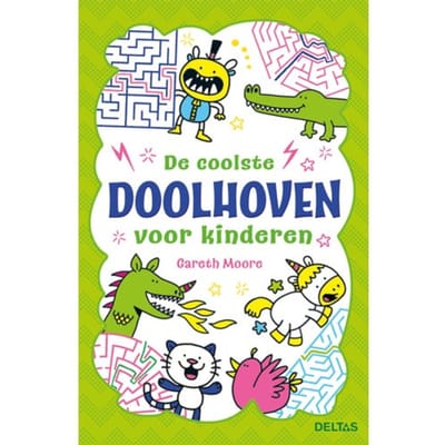 Deltas coolste doolhoven voor kinderen Educatieve boeken (spelletjes en raadsels)