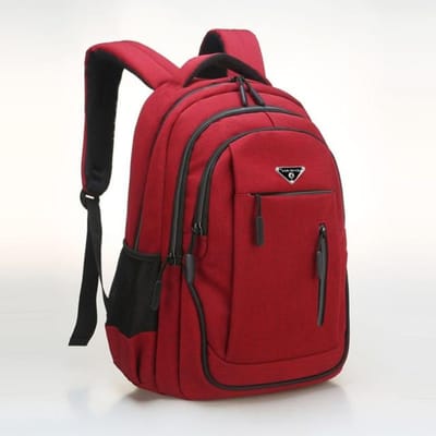 Grote 15,6 Inch /17,3 Inch Laptop Rugzak USB Mannen Computer Schooltas Zakelijke Tas Oxford Waterdichte Rugzak College Dagrugzak 18 inches rood