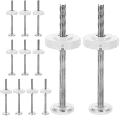 Spindelstangen Set - Bevestigingsbouten Hekje - Hekjes Beveiligen - Extra Lange Verlengstukken - 2 Stuks 120mm - Meerkleurig