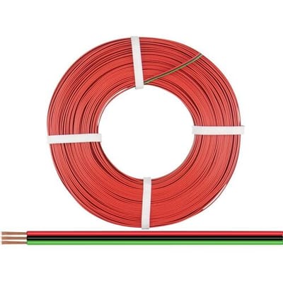 Donau Elektronik 318-014-50 Draad 3 x 0.14 mm² + 3 x 0.14 mm² Rood, Groen, Zwart 50 m