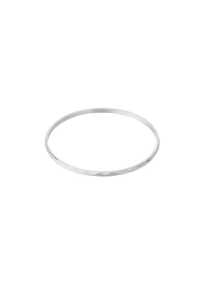 Bijoutheek Armband (Sieraad) Bangle Geometrisch Zilver