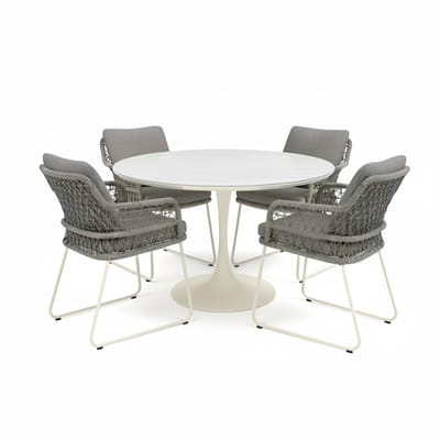 Taranto Flair dining tuinset 120xH75cm 5-delig